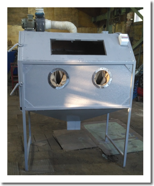 Бокс для пескоструйной обработки большой