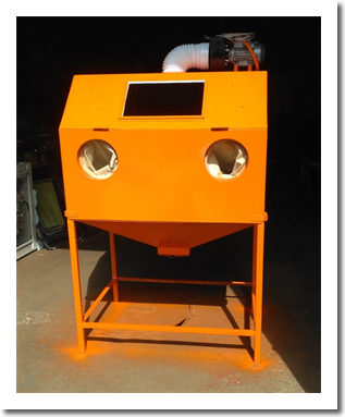 Бокс для пескоструйной обработки средний